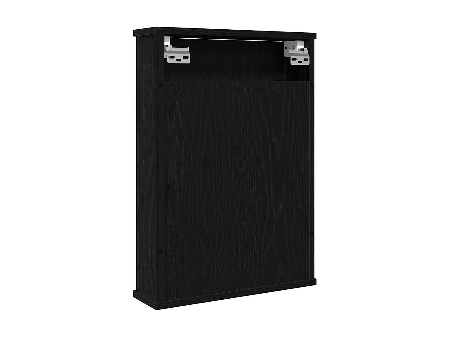 Armoire à miroir de salle de bain chêne noir bois ingénierie