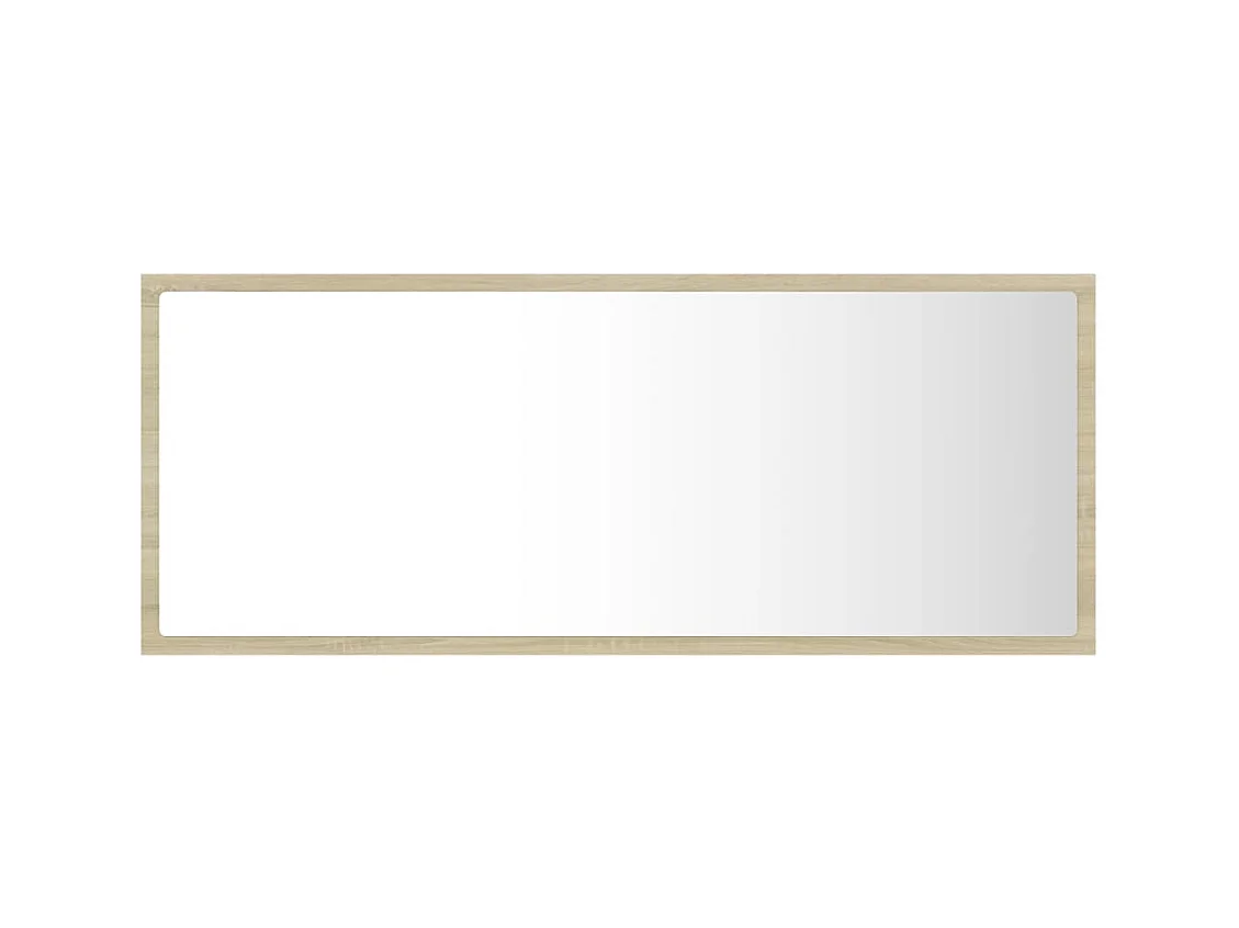 LED badkamerspiegel Sonoma eiken 100x8,5x37cm Acryl