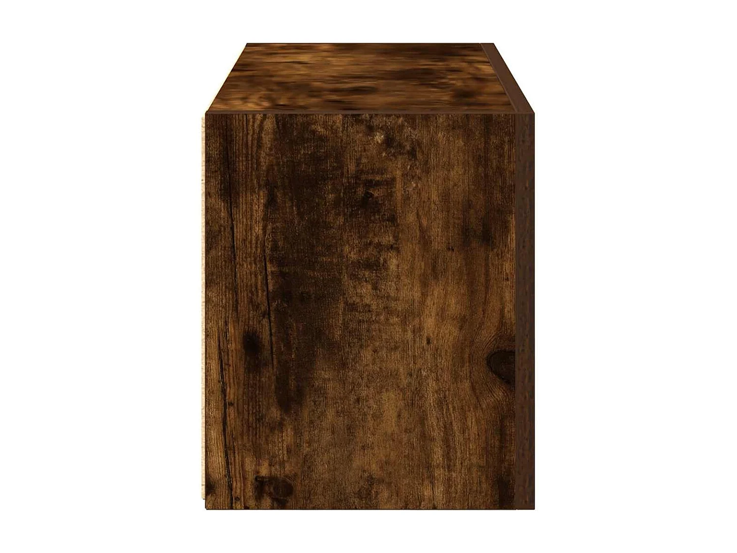 Armoire murale de bain chêne fumé 60x25x30 cm bois d'ingénierie