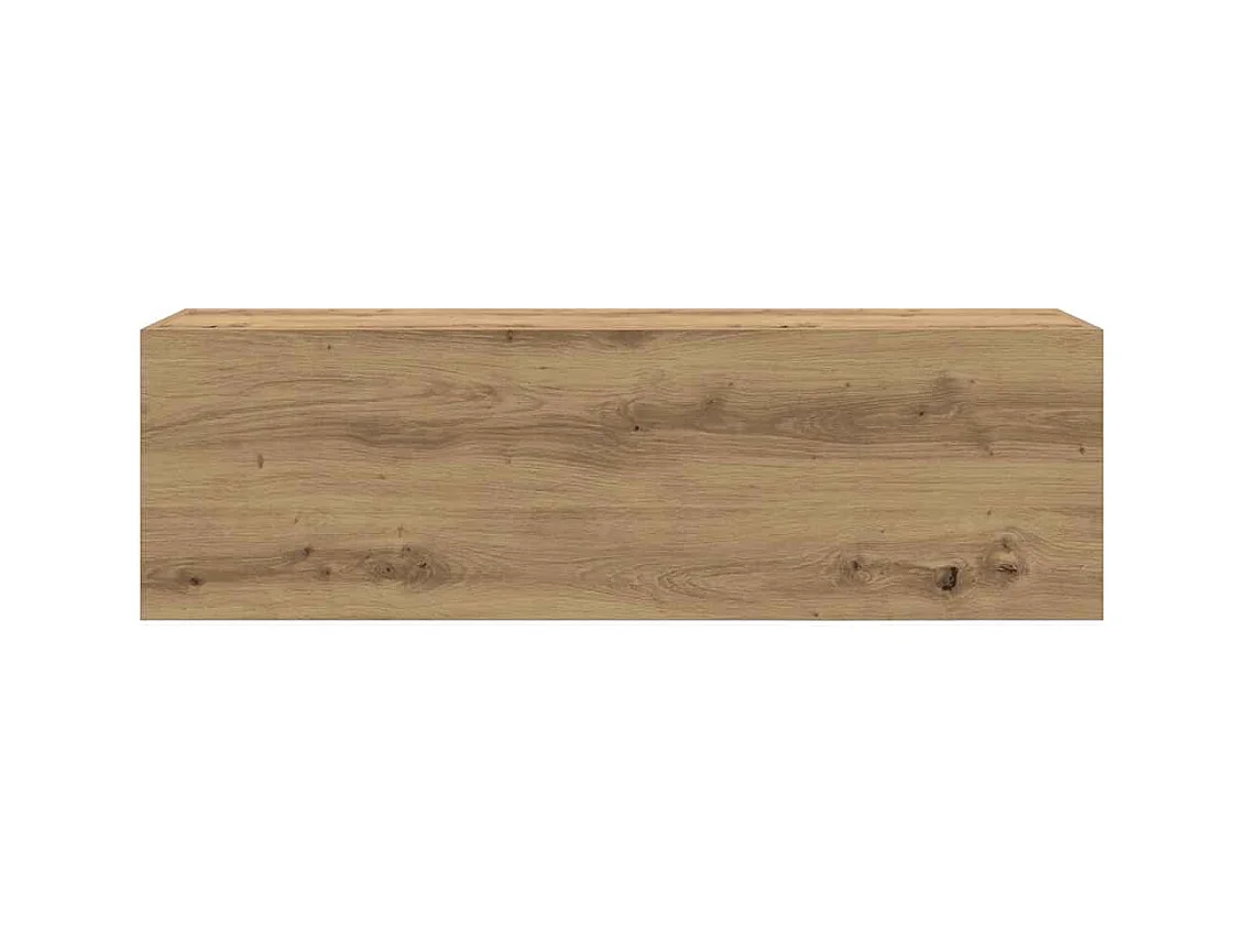 Armoire murale de bain chêne artisanal bois d'ingénierie