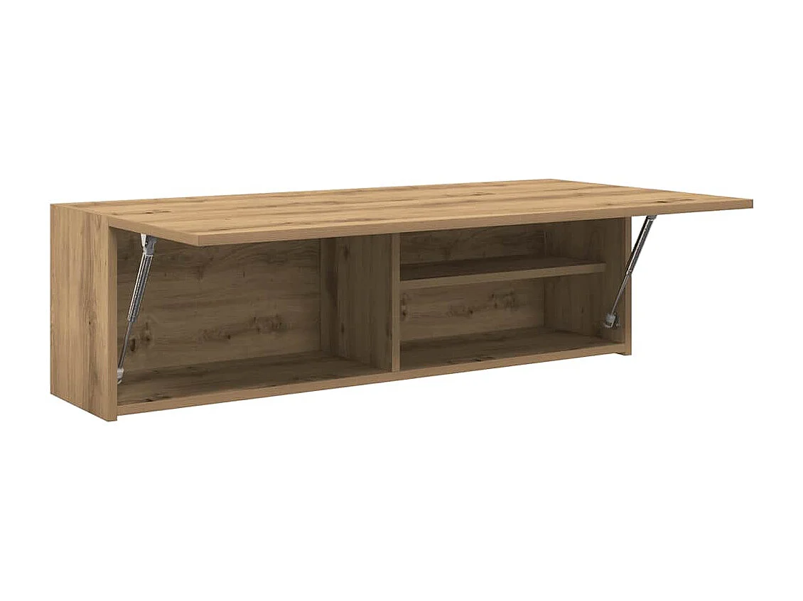 Armoire murale de bain chêne artisanal bois d'ingénierie