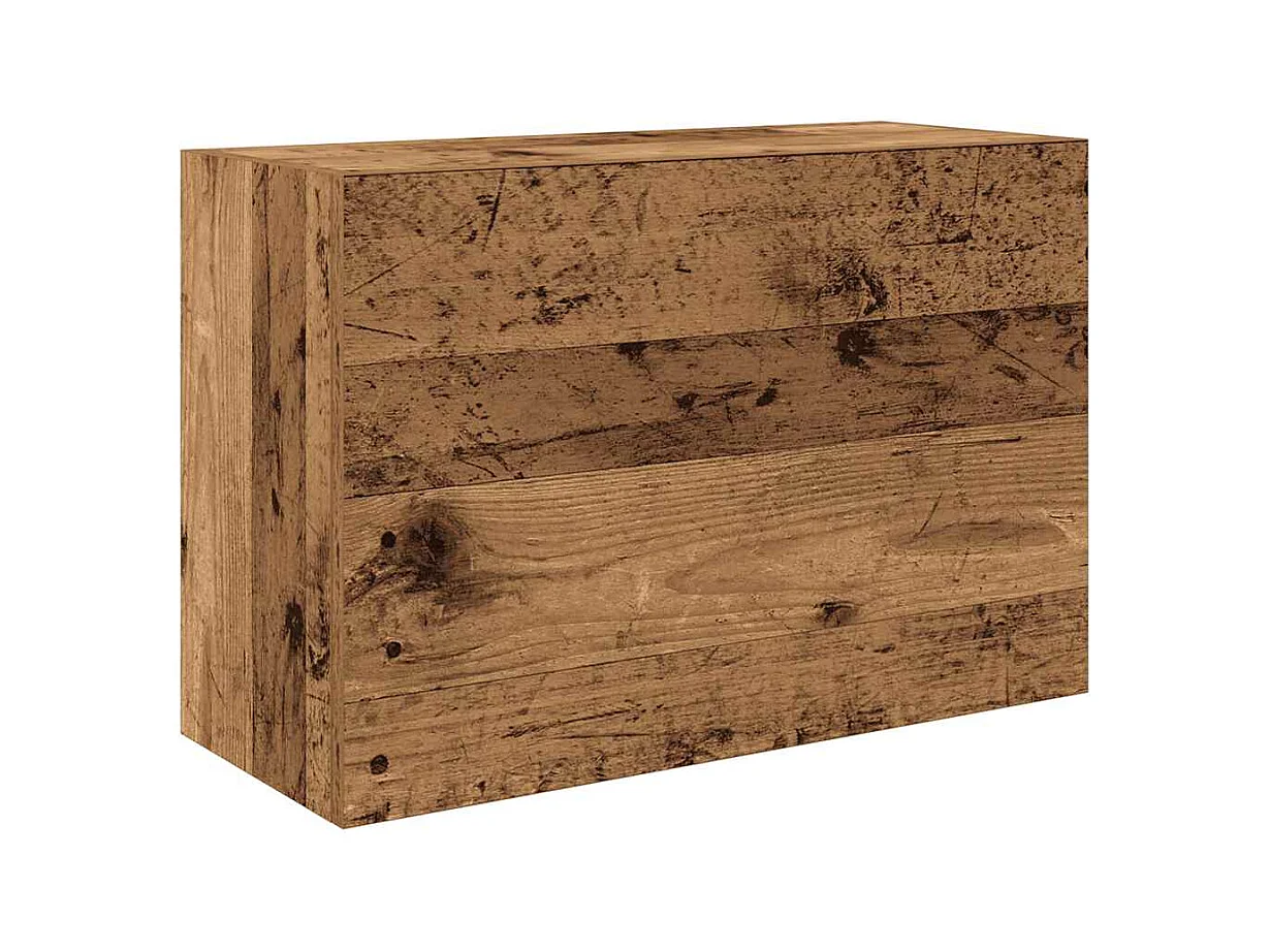 Armoire murale de bain vieux bois 60x25x40 cm bois d'ingénierie