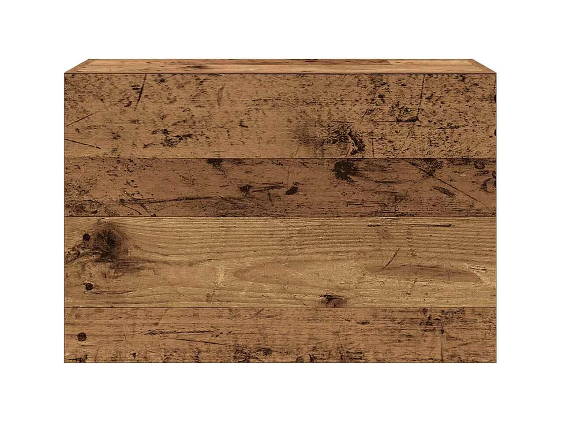 Armoire murale de bain vieux bois 60x25x40 cm bois d'ingénierie