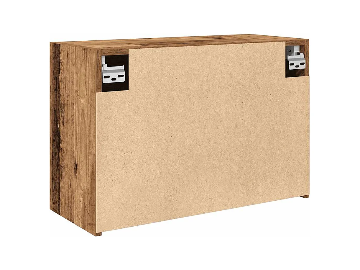 Armoire murale de bain vieux bois 60x25x40 cm bois d'ingénierie