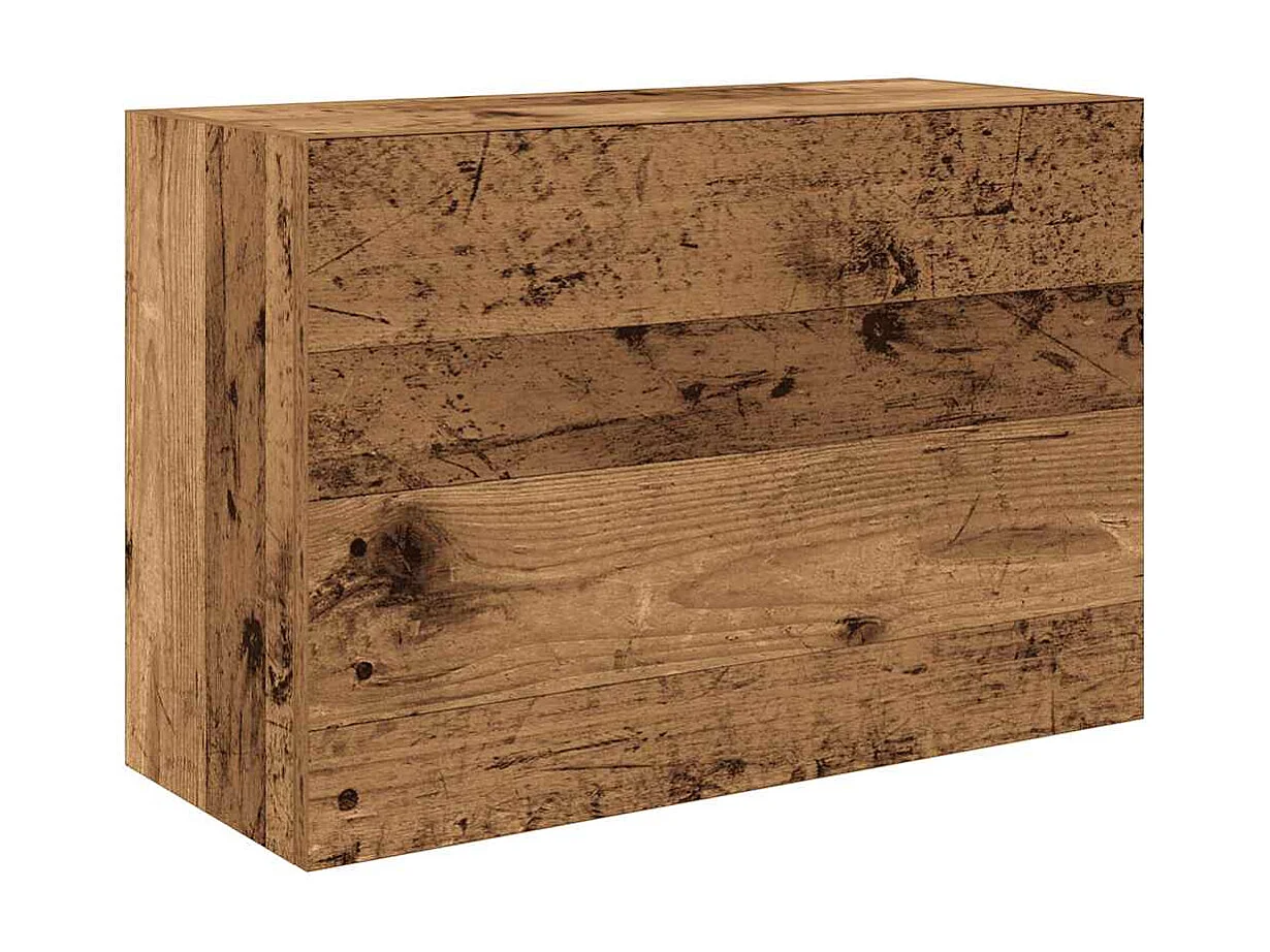 Armoire murale de bain vieux bois 60x25x40 cm bois d'ingénierie