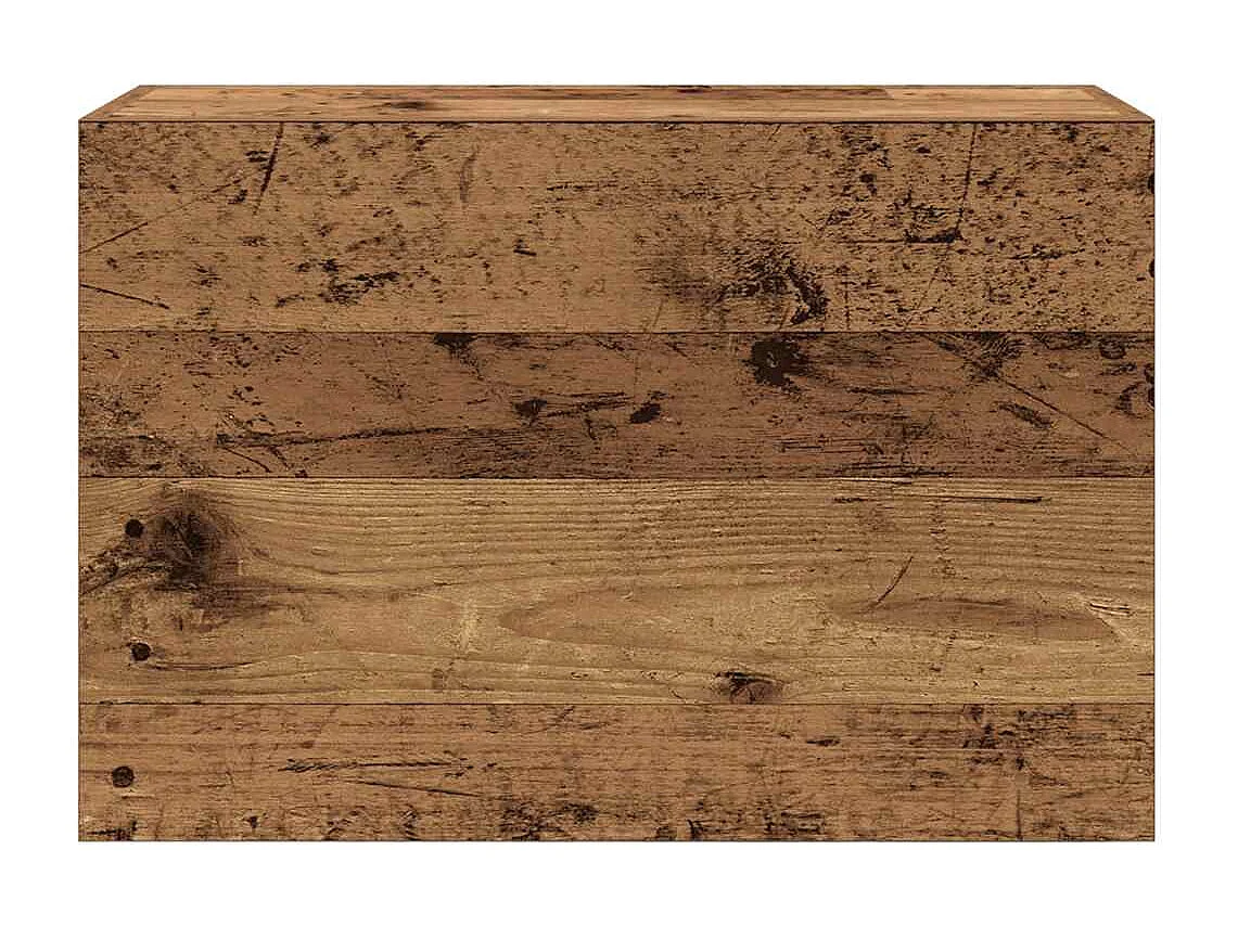 Armoire murale de bain vieux bois 60x25x40 cm bois d'ingénierie