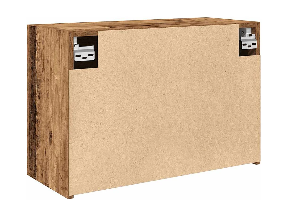 Armoire murale de bain vieux bois 60x25x40 cm bois d'ingénierie