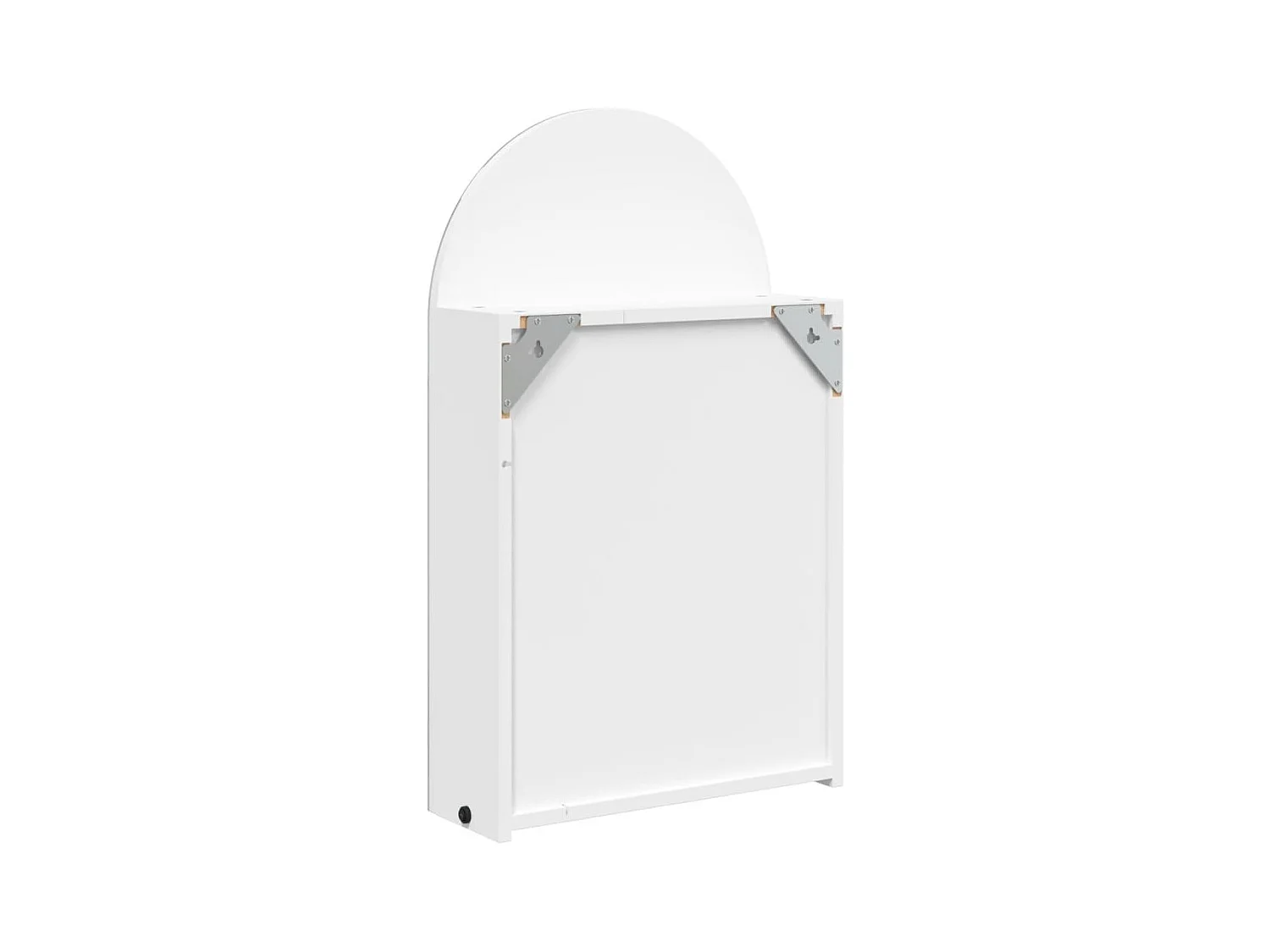 Mobile bagno con specchio e LED ad arco bianco 42x13x70 cm