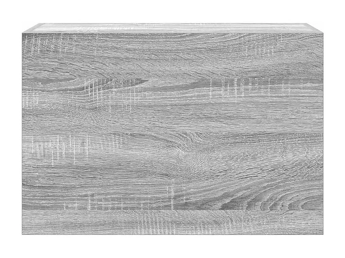 Mueble de baño de pared Sonoma gris, 60 x 25 x 40 cm, madera de ingeniería