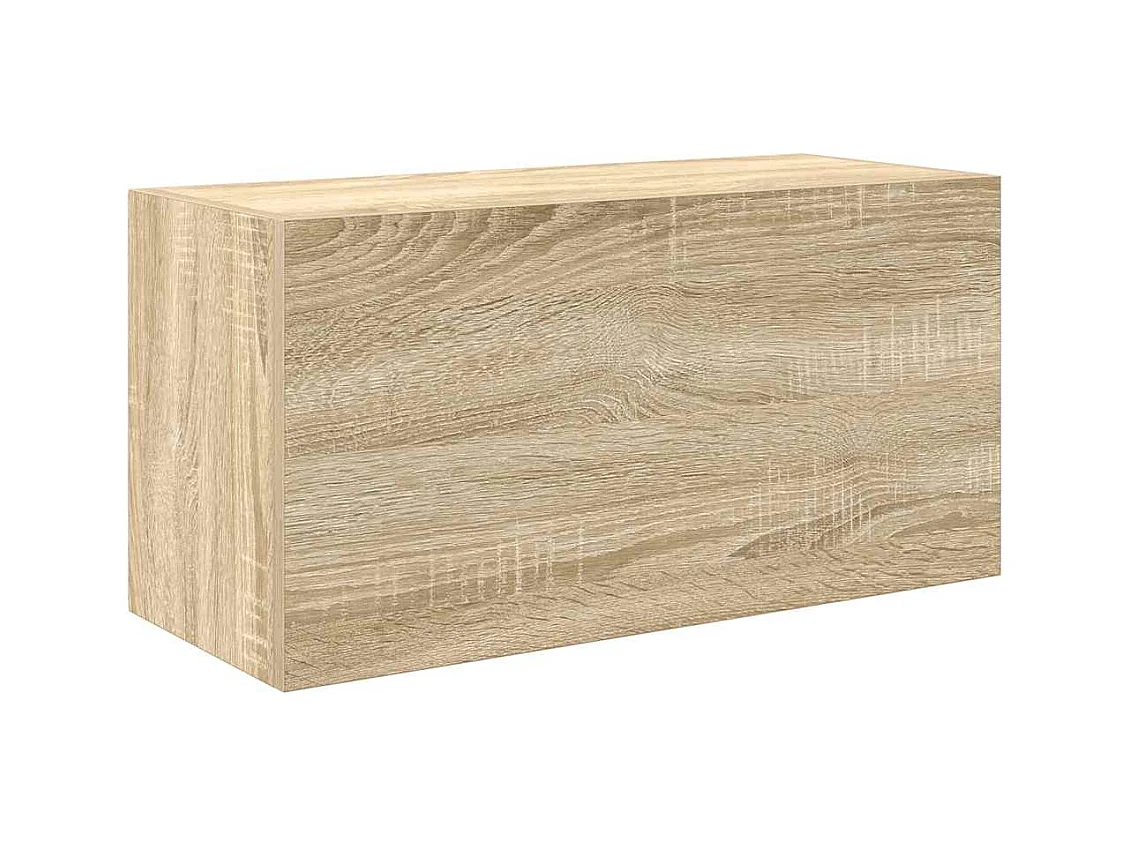 Armoire murale de bain chêne sonoma 60x25x30 cm bois ingénierie