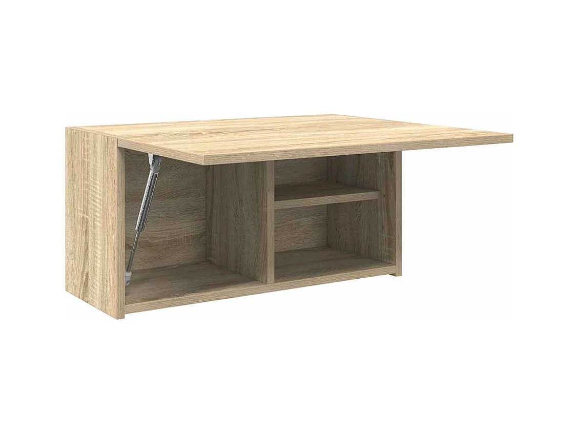 Armoire murale de bain chêne sonoma 60x25x30 cm bois ingénierie