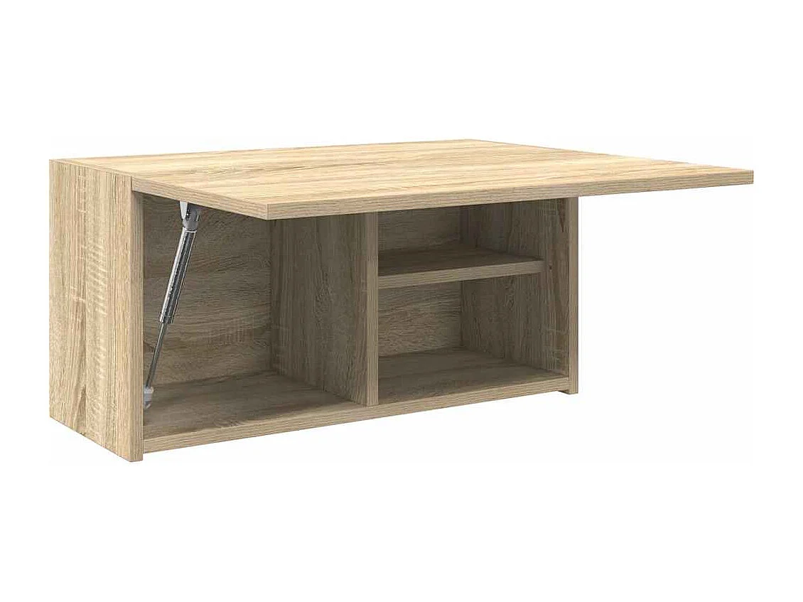 Armoire murale de bain chêne sonoma 60x25x30 cm bois ingénierie