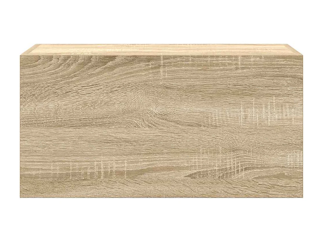 Armoire murale de bain chêne sonoma 60x25x30 cm bois ingénierie