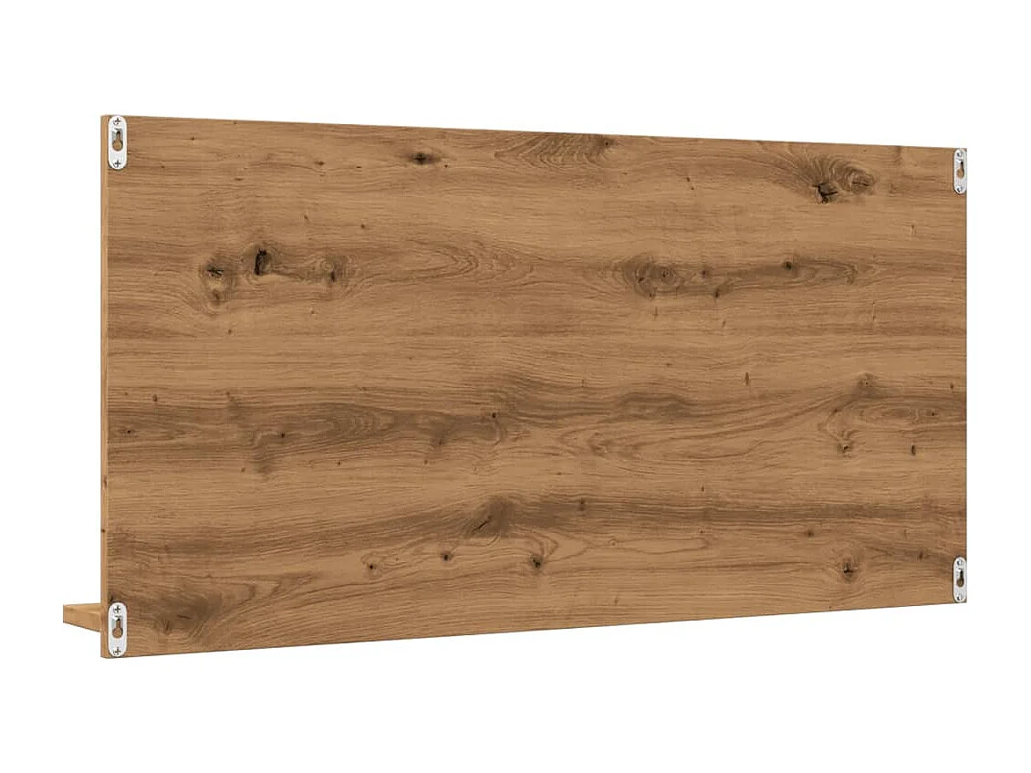 Mueble de baño con espejo fabricado artesanalmente en roble 90x11x45 cm