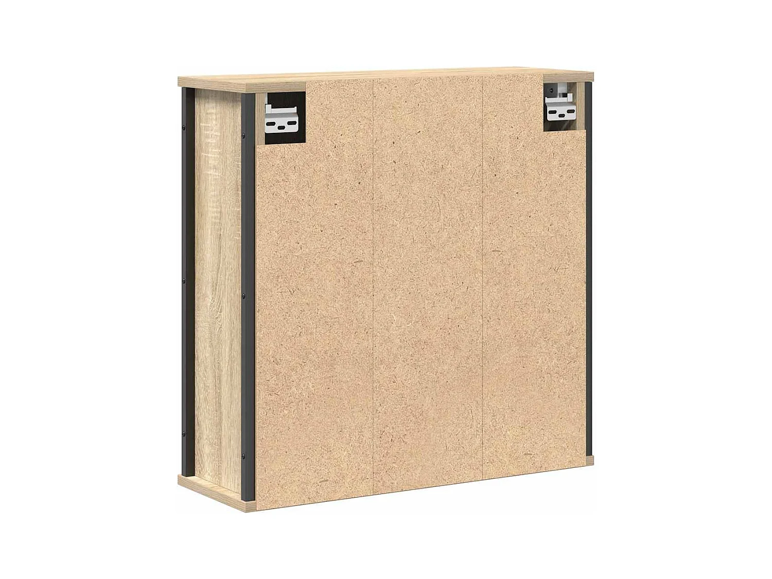 Sonoma eiken spiegelkast voor in de badkamer 60x21x60 cm