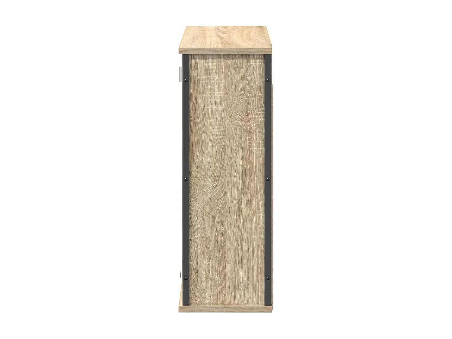 Armoire murale de salle de bain miroir chêne sonoma 60x21x60 cm