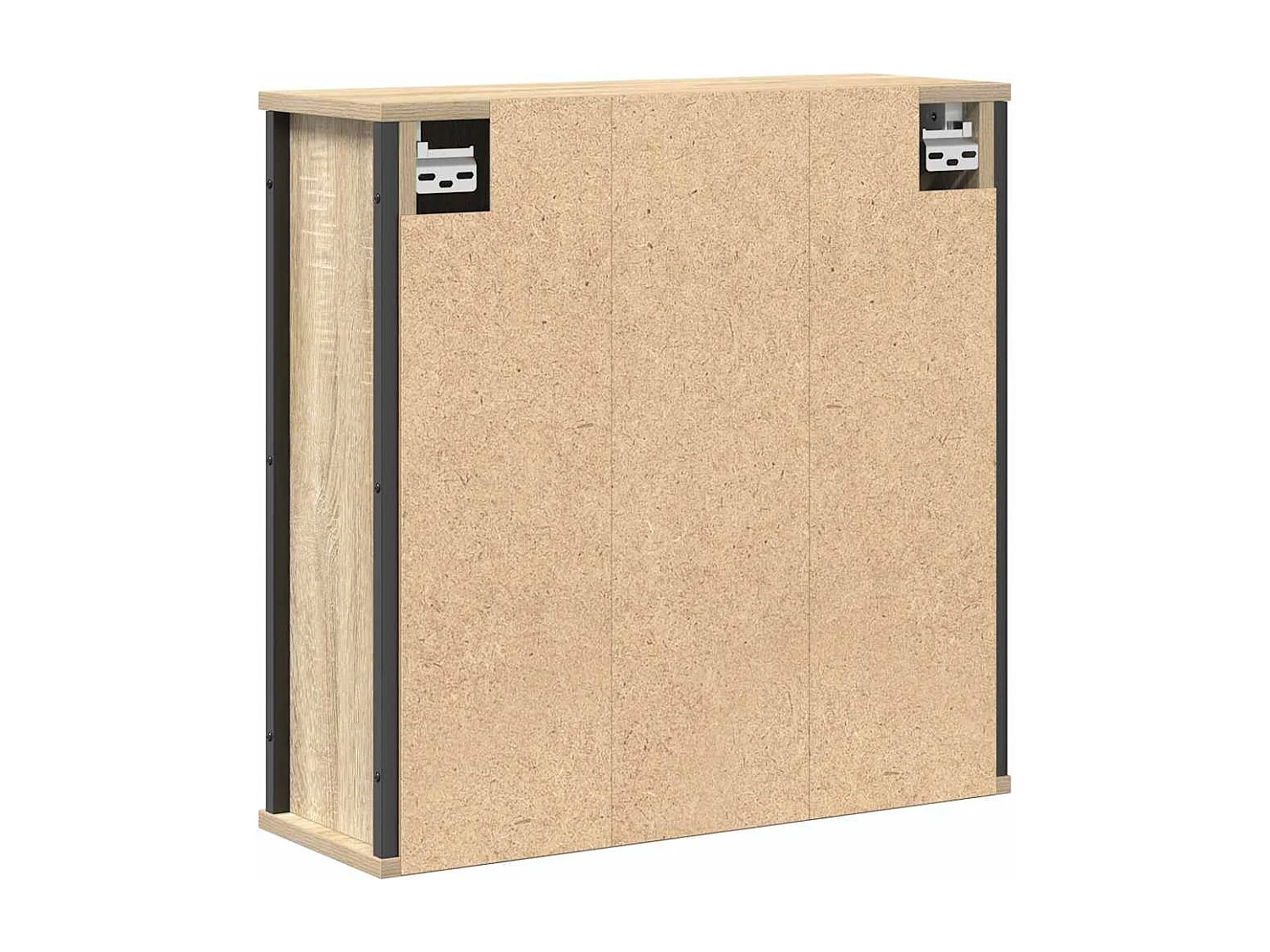 Armoire murale de salle de bain miroir chêne sonoma 60x21x60 cm