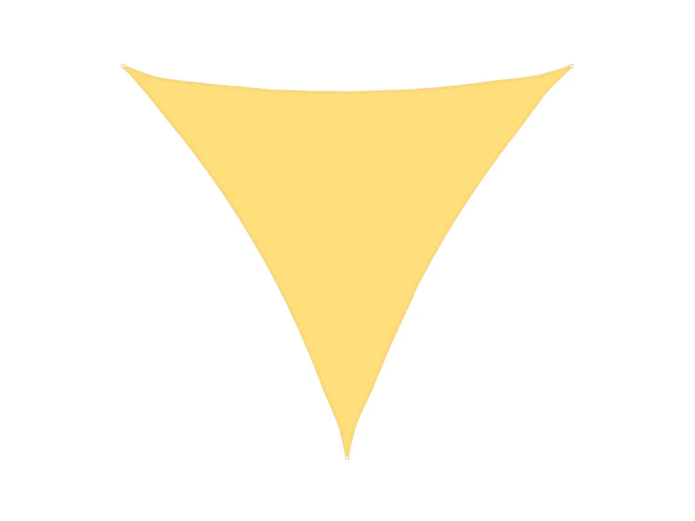 Parasol en PEHD triangulaire 5x5x5 m Beige