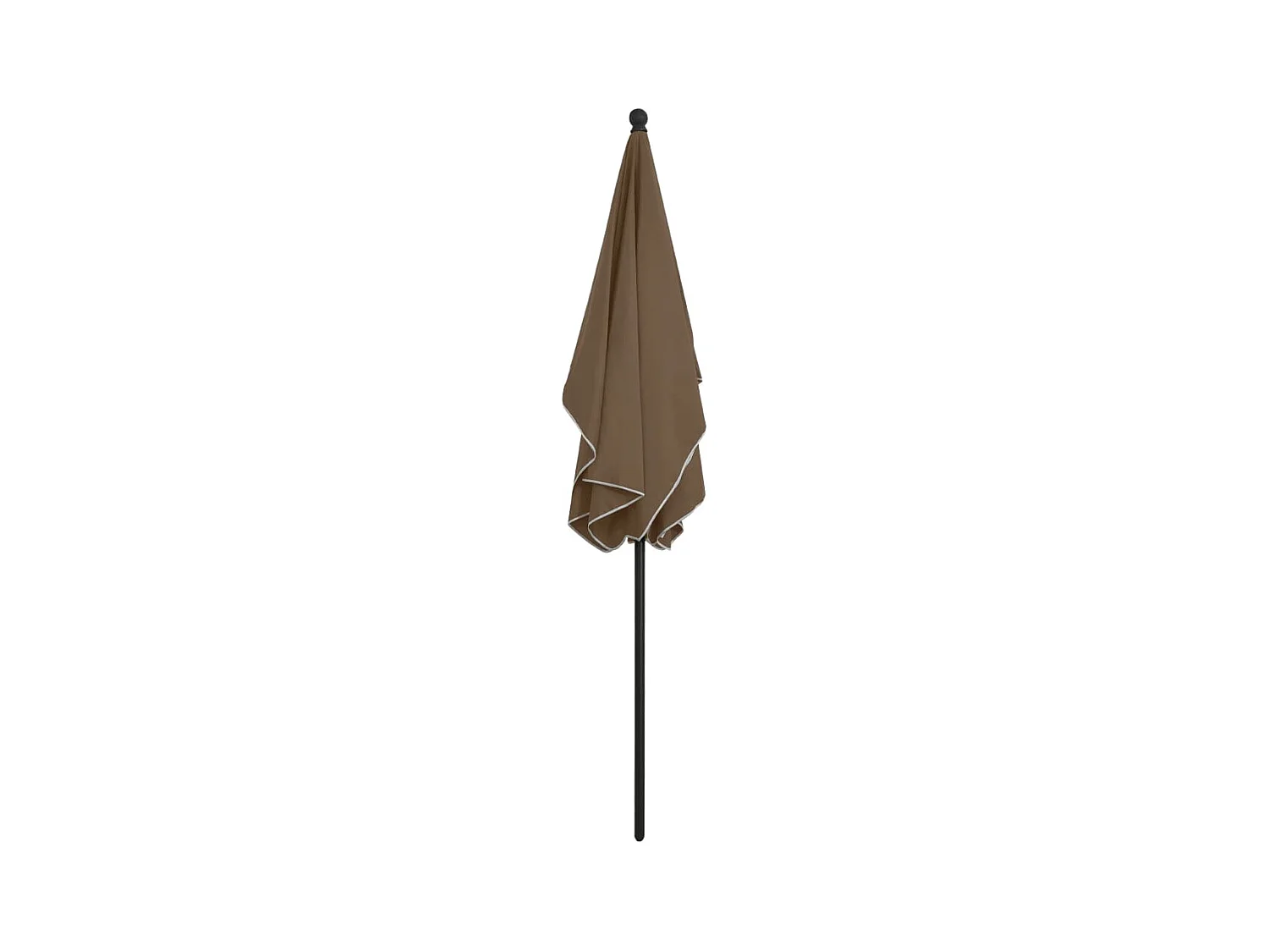 Tuinparasol met paal 210x140 cm Taupe