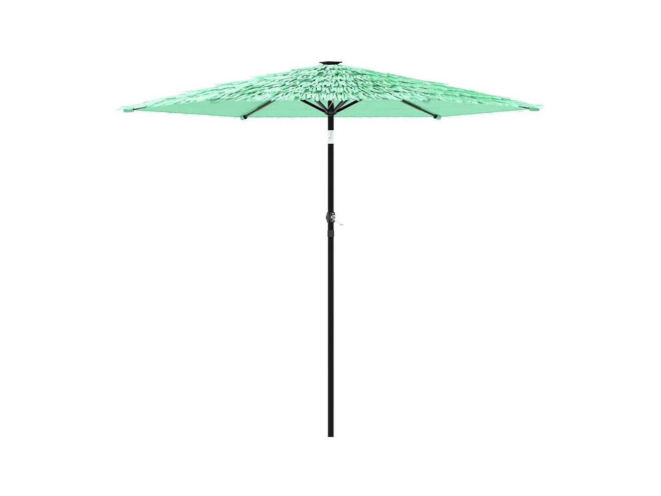Parasol de jardin avec mât en acier vert 268x268x226 cm