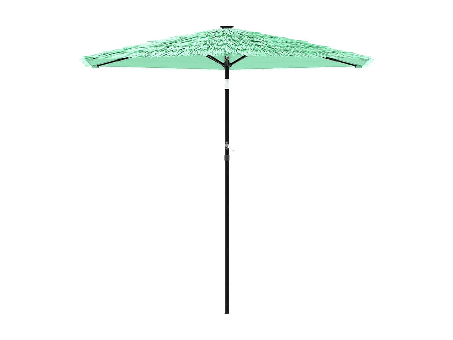 Parasol de jardin avec mât en acier vert 268x268x226 cm