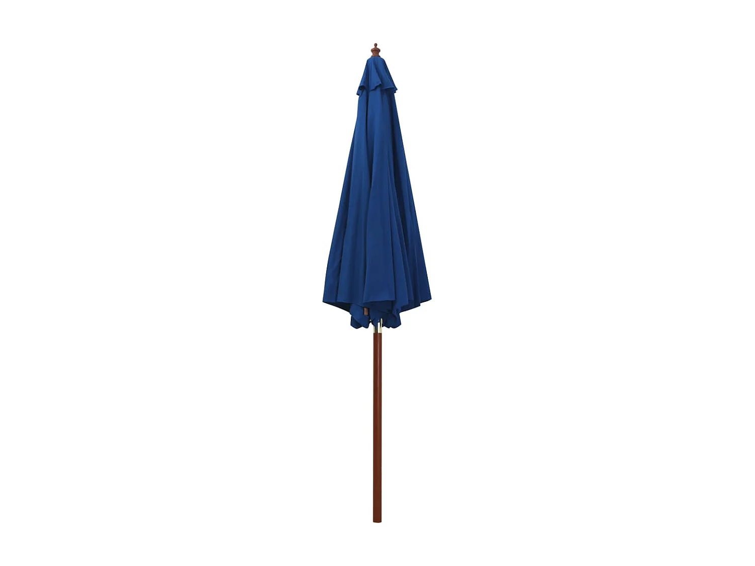 Parasol met houten paal 300x258 cm Blauw