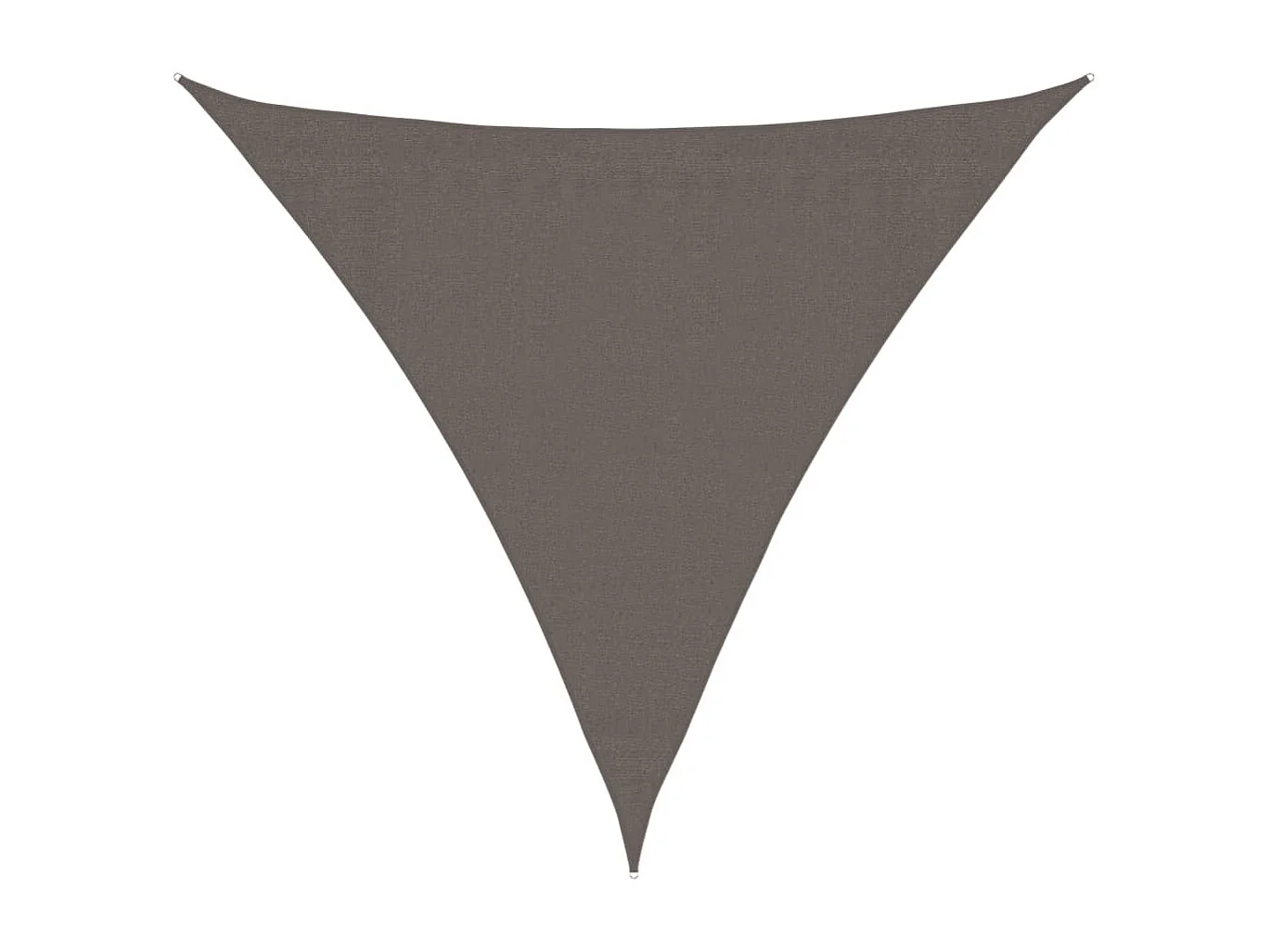 Ombrellone triangolare in HDPE 3,6 x 3,6 x 3,6 m Antracite