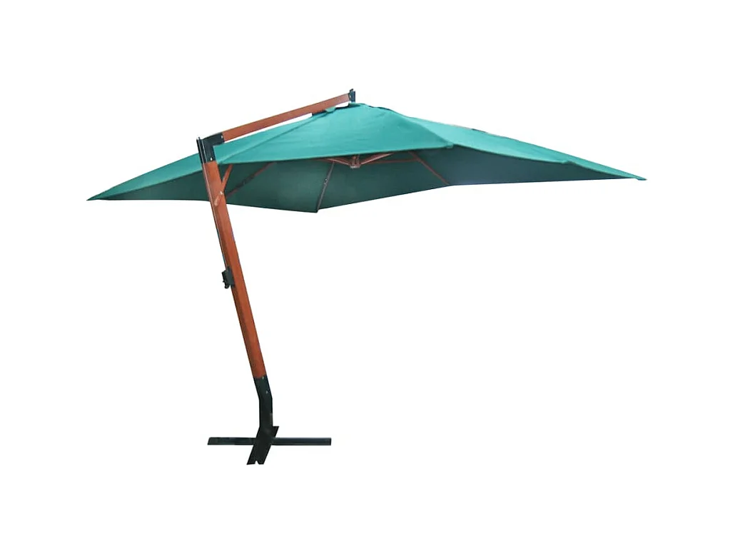 Parasol flottant Melia 300 x 400 cm Vert
