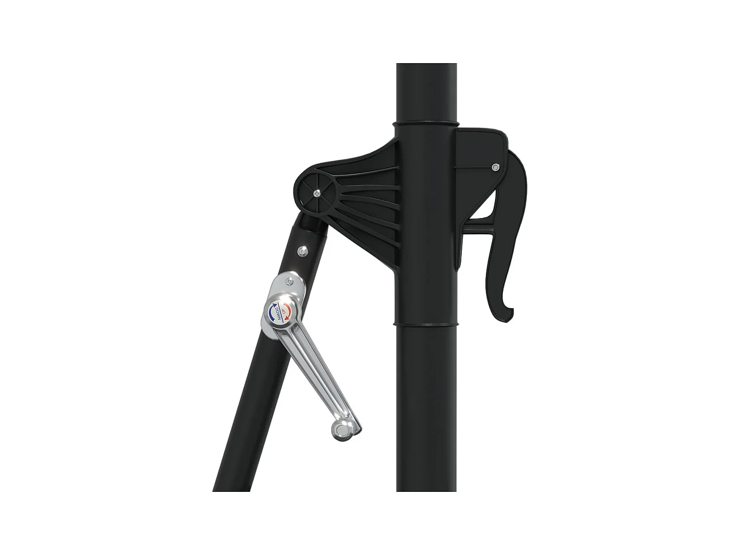 Sombrilla de pared con mástil metálico 300 cm Arena