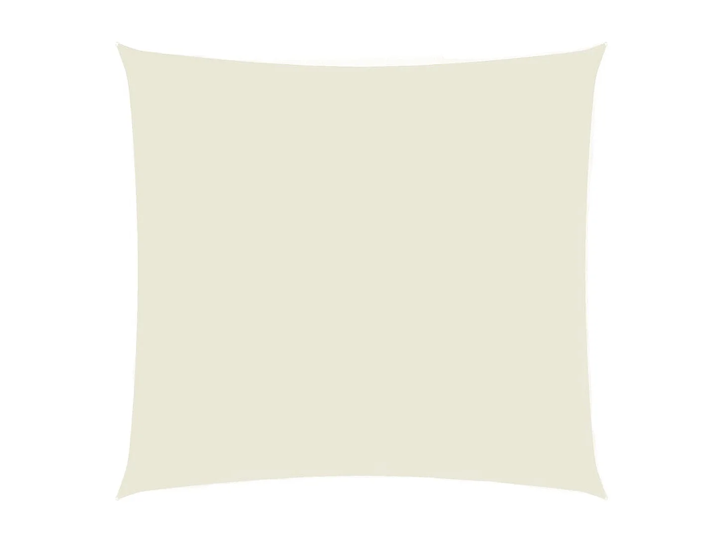Vierkante Oxford stoffen paraplu 3,6 x 3,6 m crème