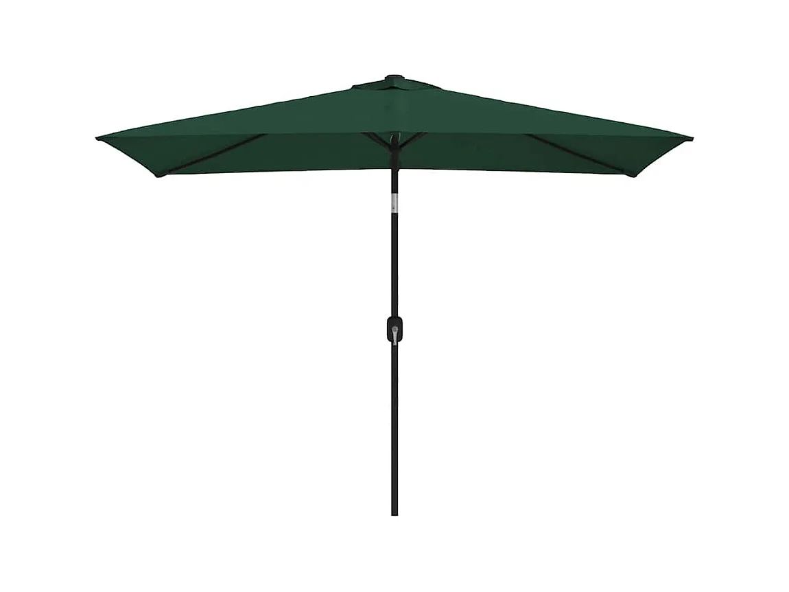 Parasol 200 x 300 cm Vert Rectangulaire