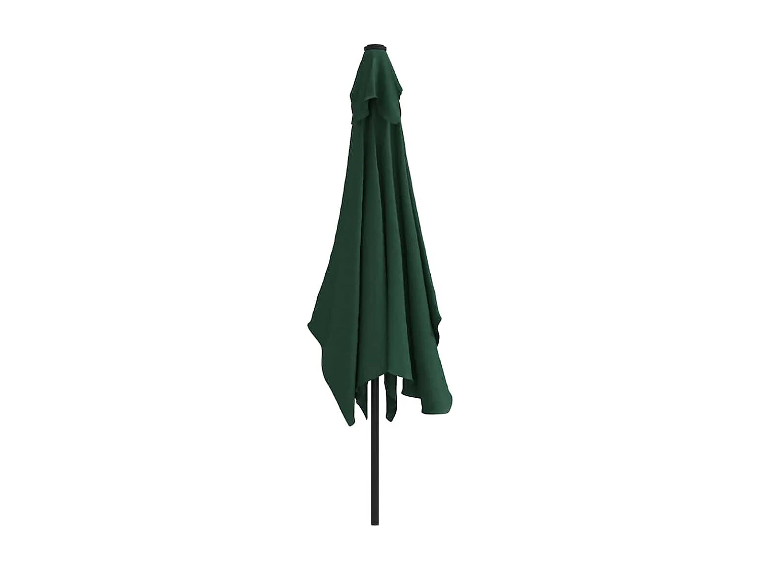 Ombrellone 200 x 300 cm Verde Rettangolare