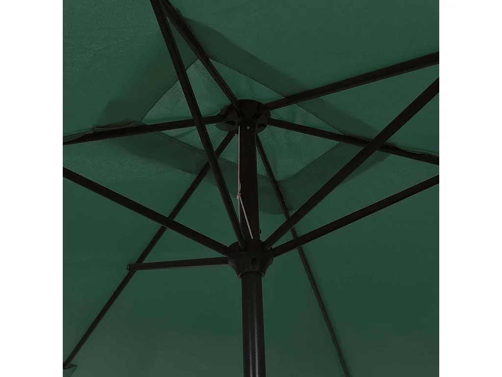 Ombrellone 200 x 300 cm Verde Rettangolare