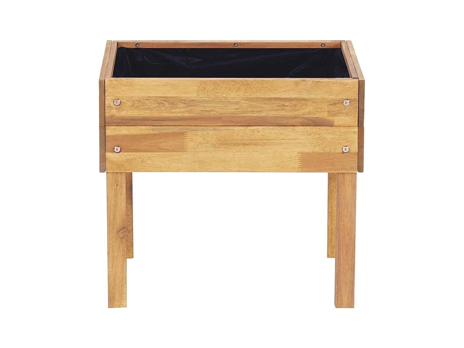 Jardinière surélevée 50x40x45 cm Bois massif d'acacia