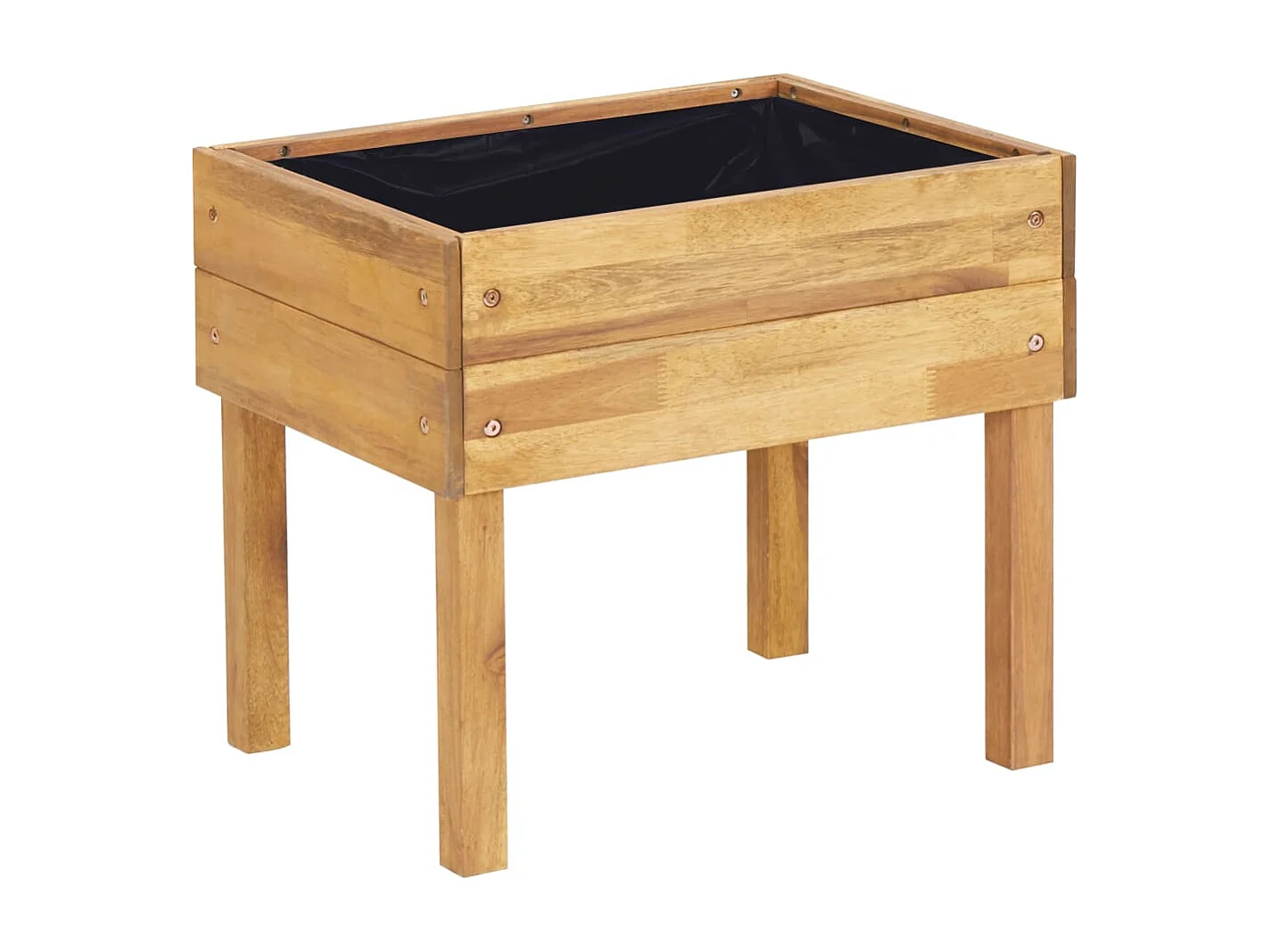 Jardinière surélevée 50x40x45 cm Bois massif d'acacia