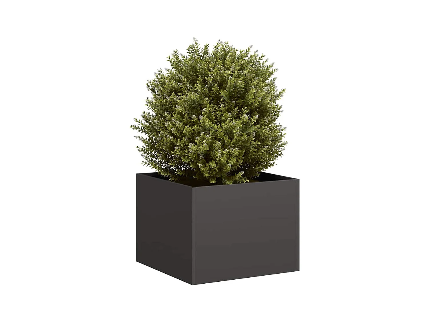 Jardinière noir 40x40x30 cm acier