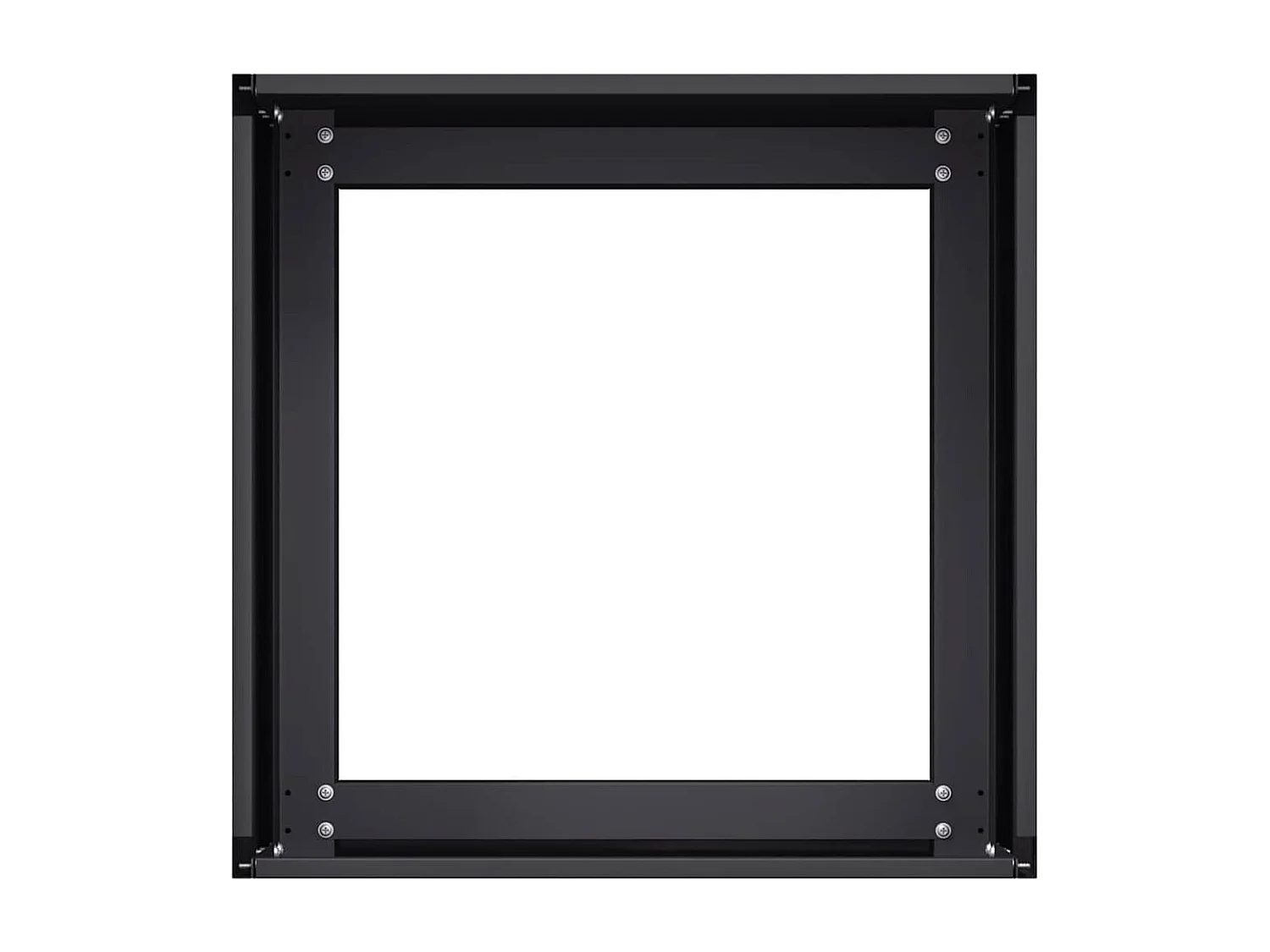 Jardinière noir 40x40x30 cm acier