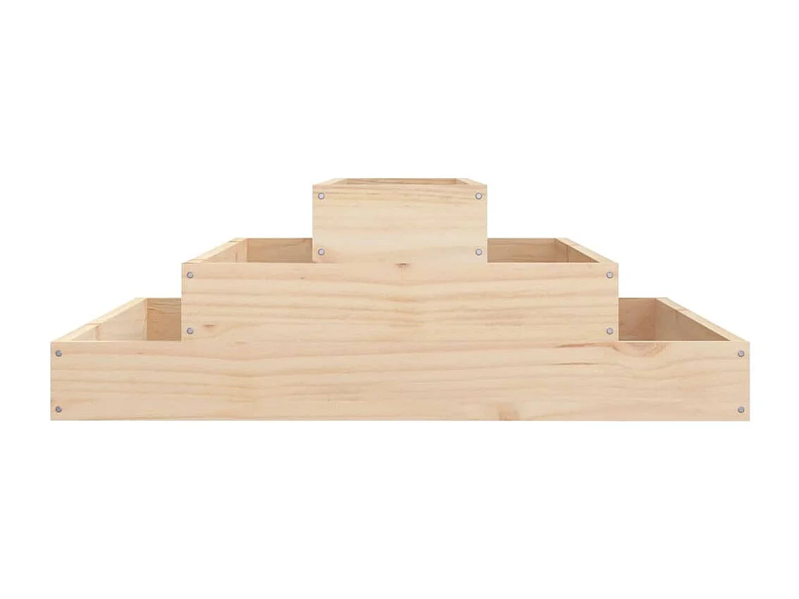 Jardinière 80x80x27 cm Bois massif de pin