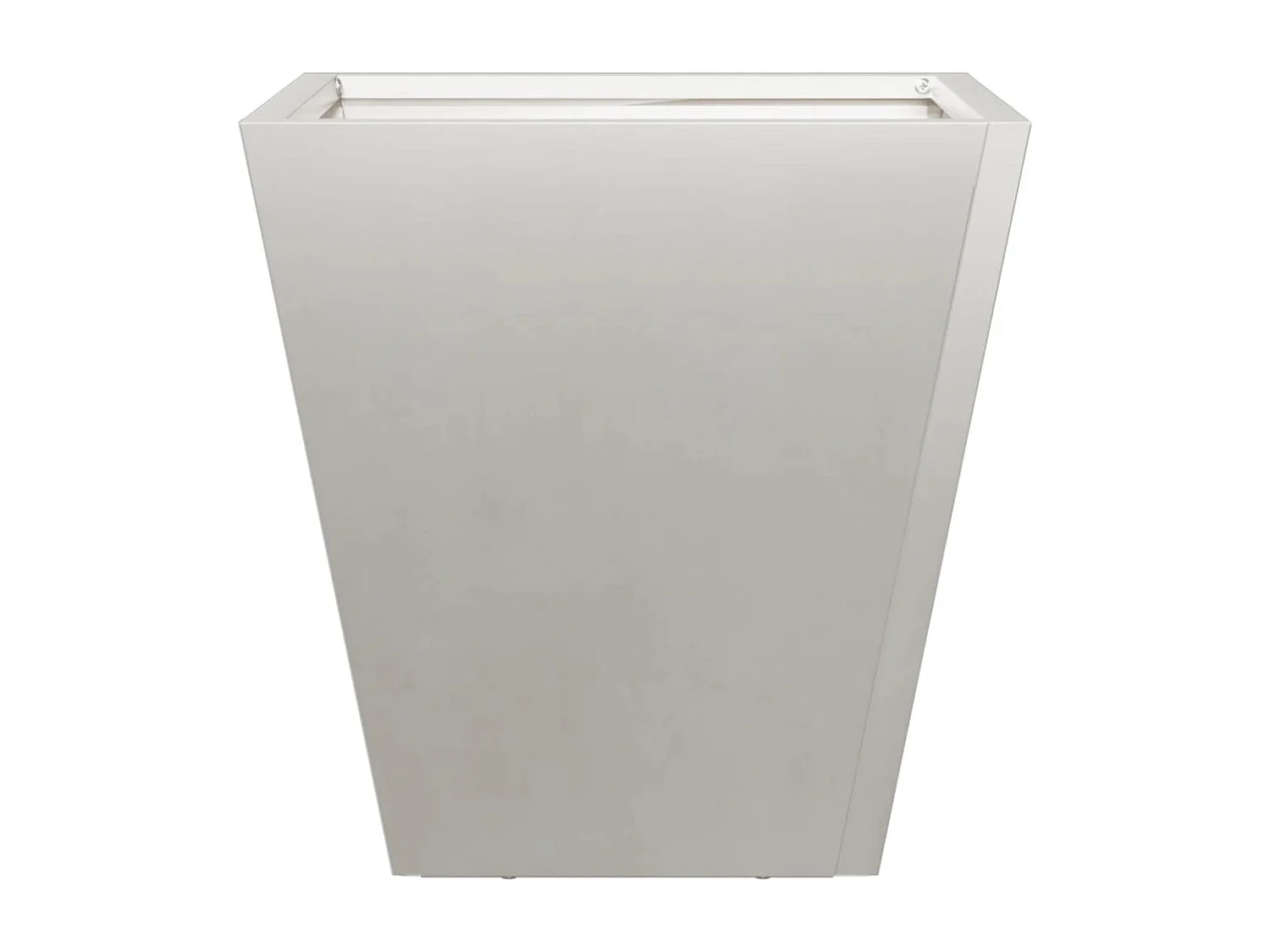 Fioriera 30x30x30 cm in acciaio inox