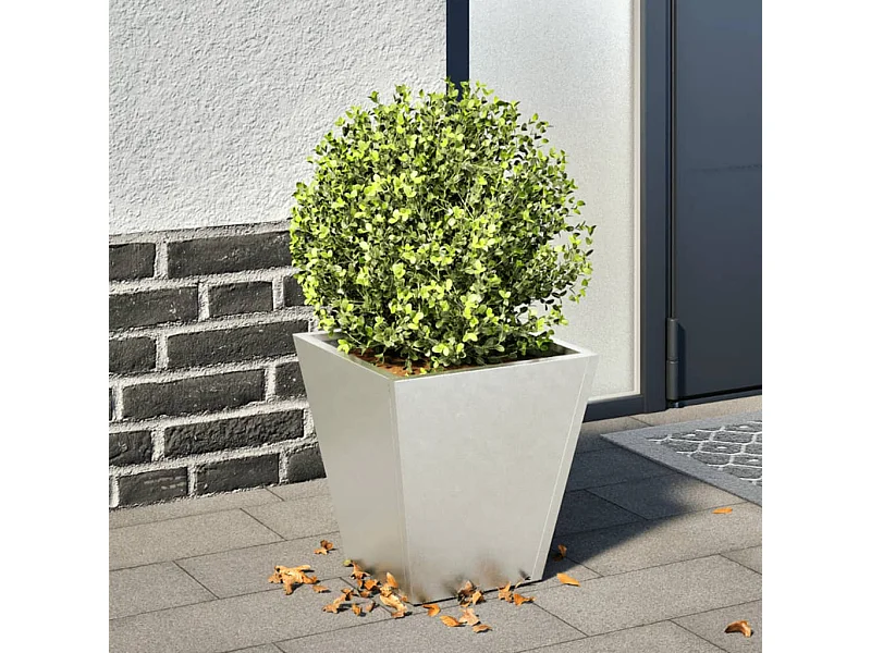 Fioriera 30x30x30 cm in acciaio inox