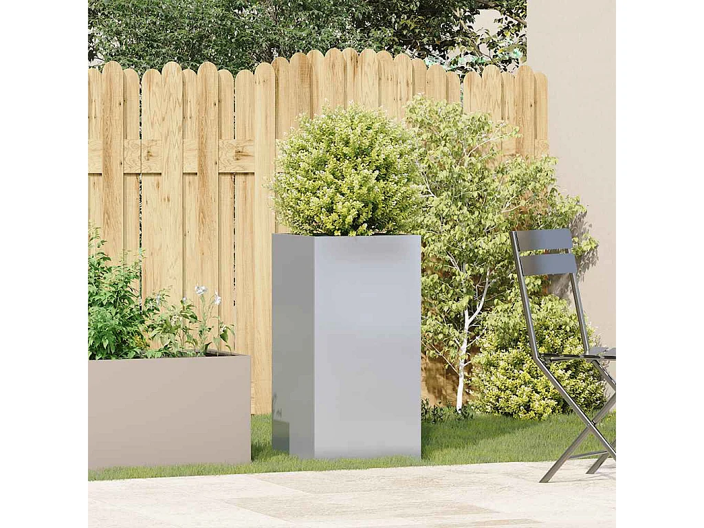 Pflanzkübel 40x40x80 cm verzinkter Stahl