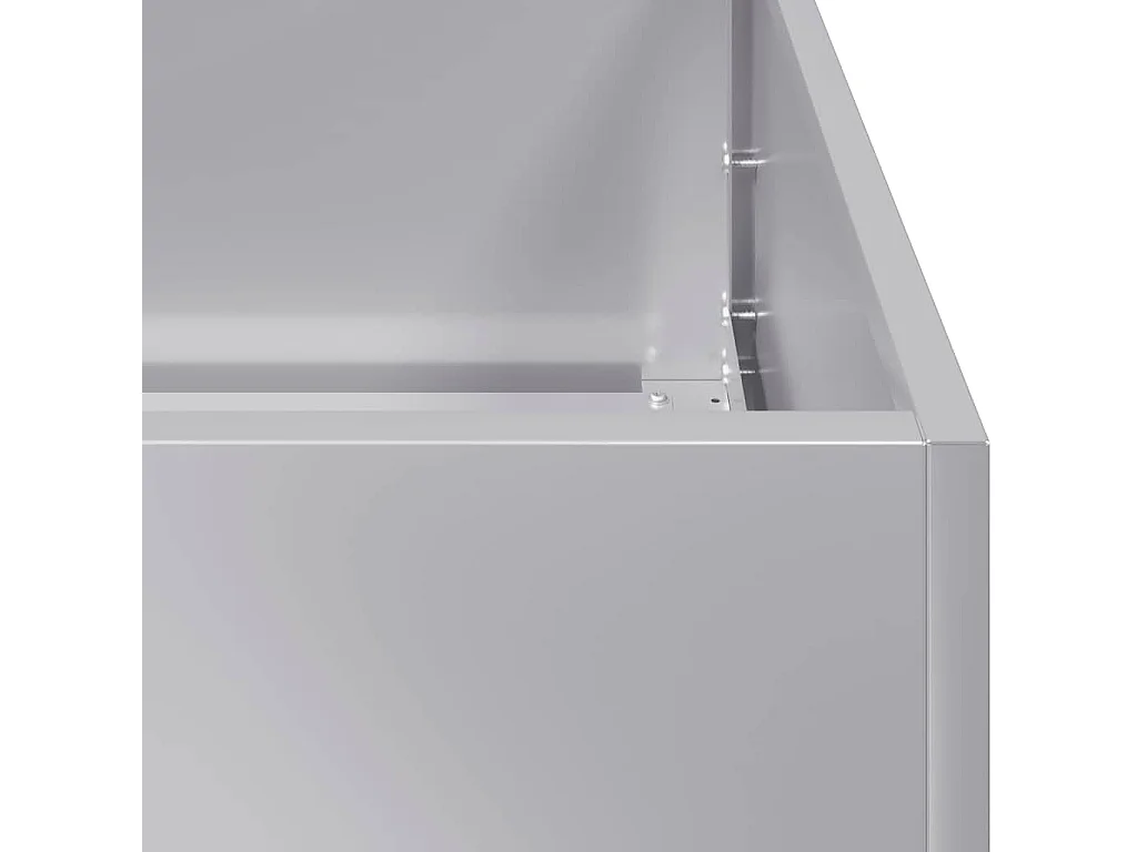 Pflanzkübel 40x40x80 cm verzinkter Stahl