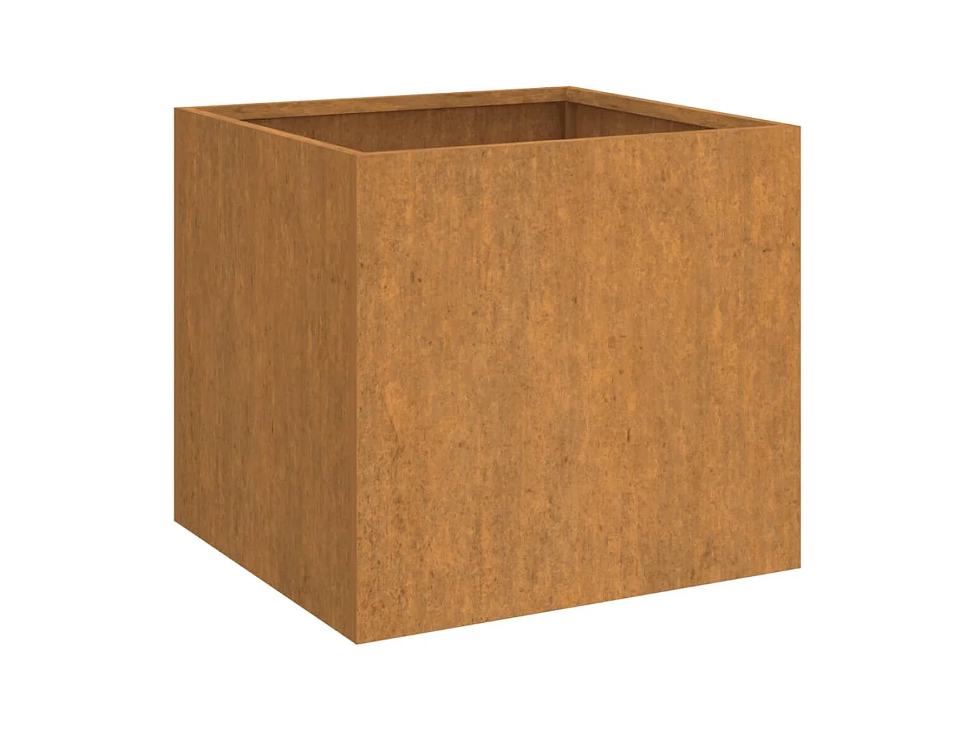 Fioriera 49x47x46 cm acciaio corten