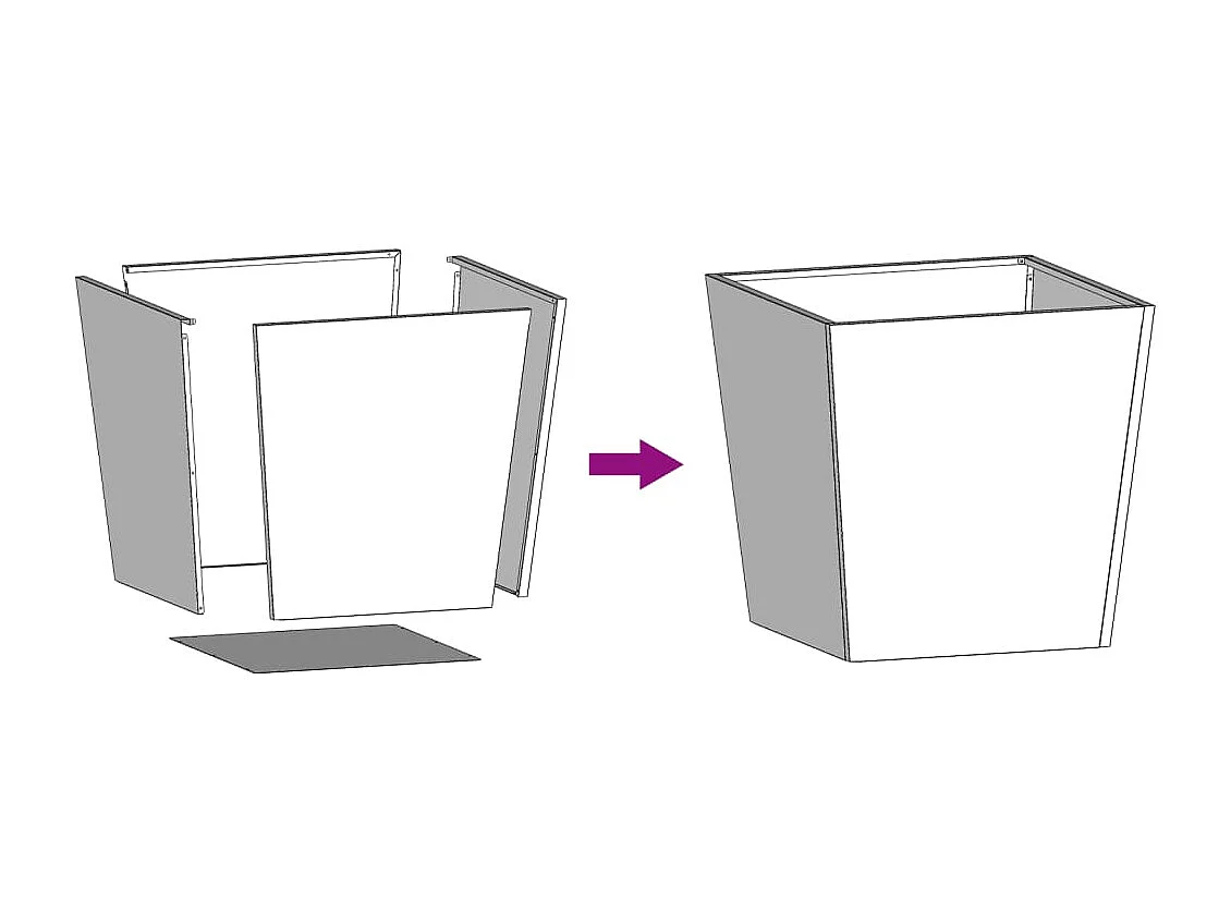 Jardinières 2 pcs vert olive 50x50x50 cm acier