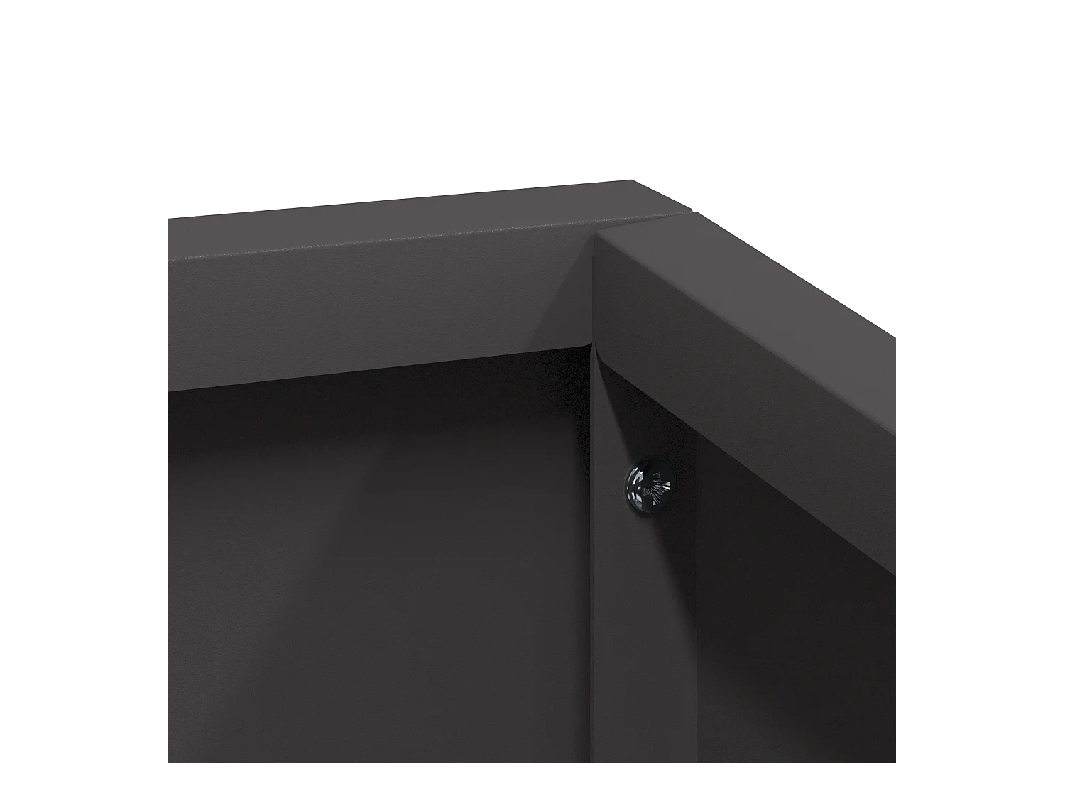 Pots & Jardinières Noir Métal Grand Incrustations décoratives