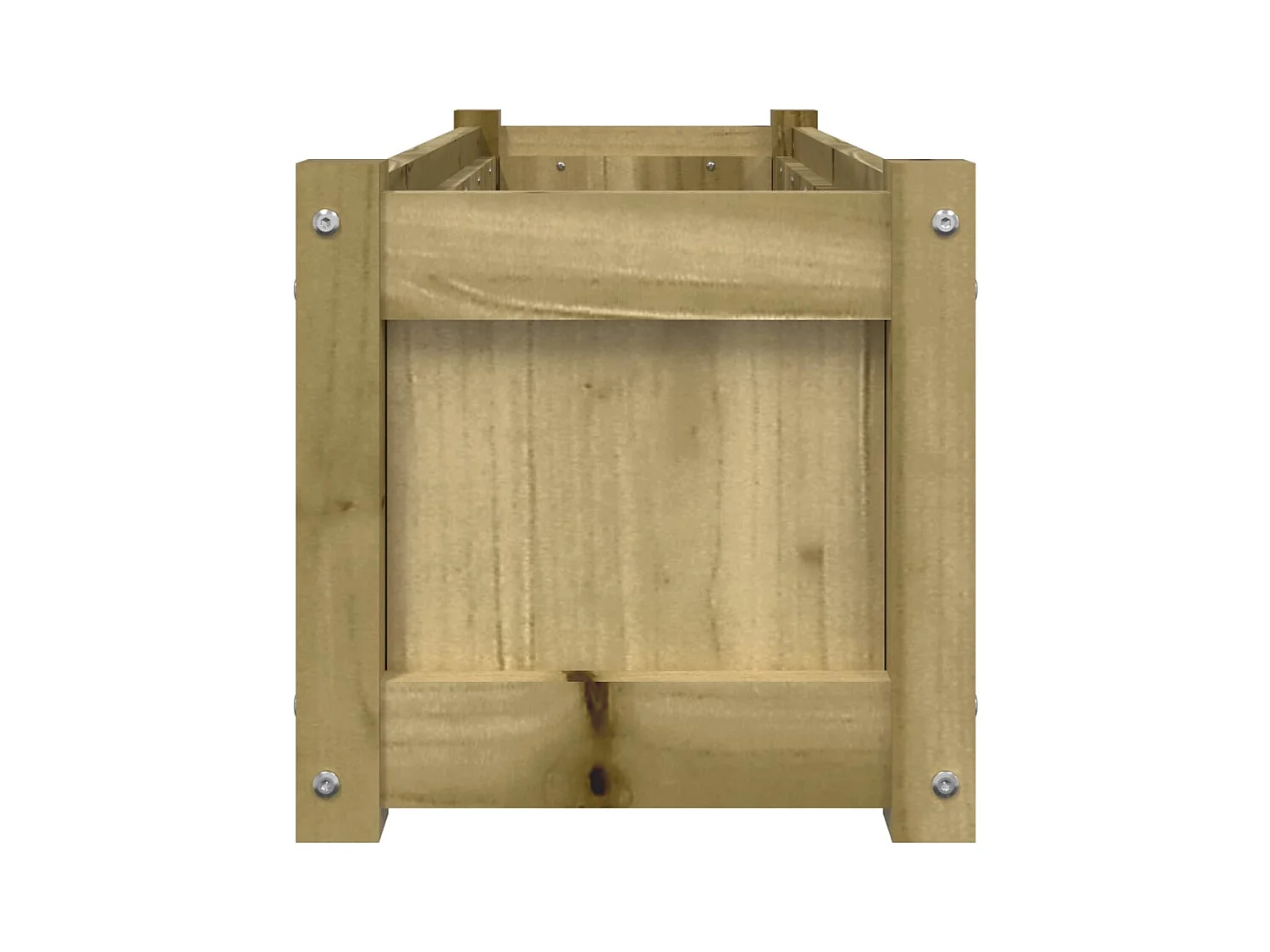 Jardinières 2 pcs bois de pin imprégné