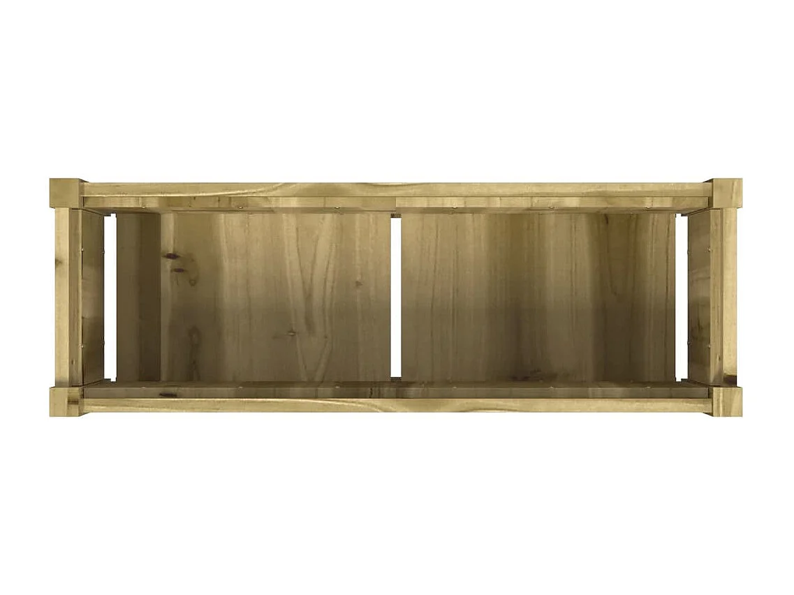 Jardinières 2 pcs bois de pin imprégné