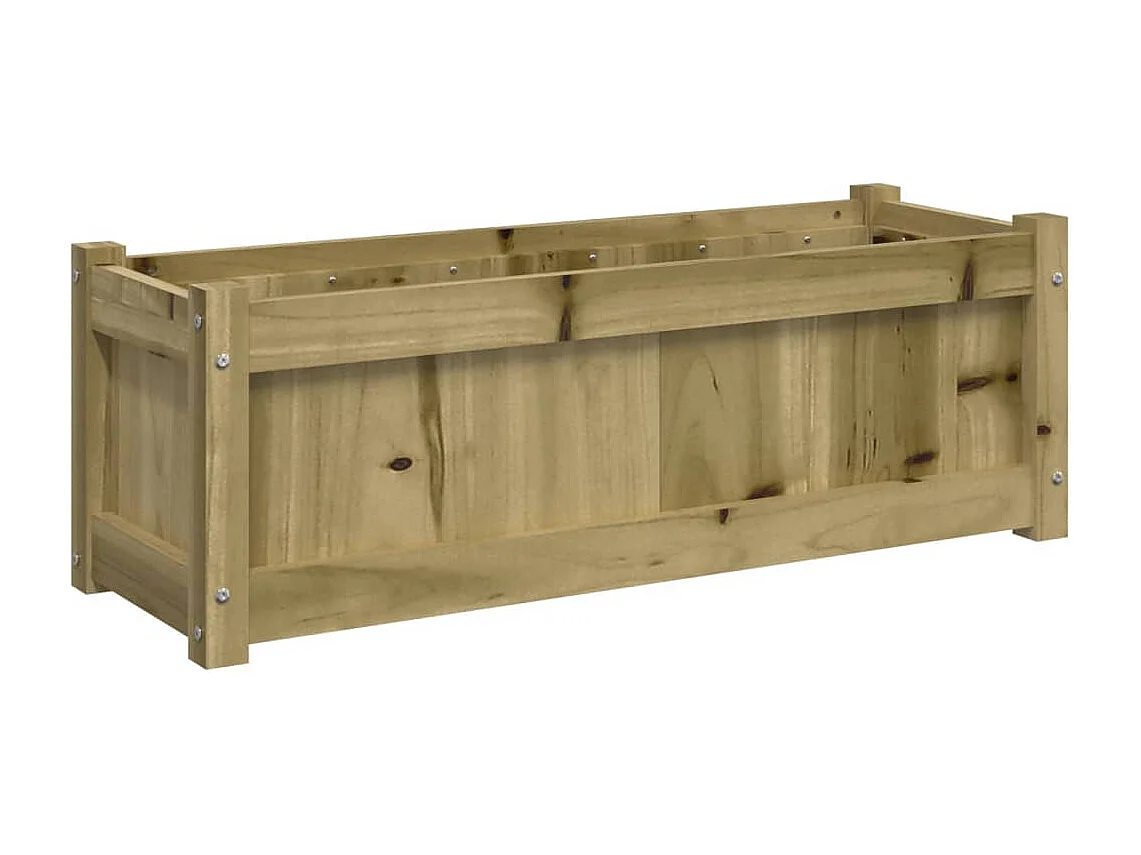 Jardinières 2 pcs bois de pin imprégné