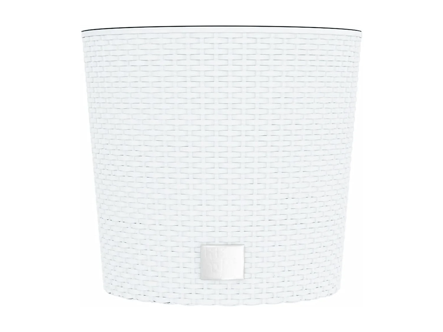 Jardinière et intérieur amovible blanc 15 /15,3 L rotin PP