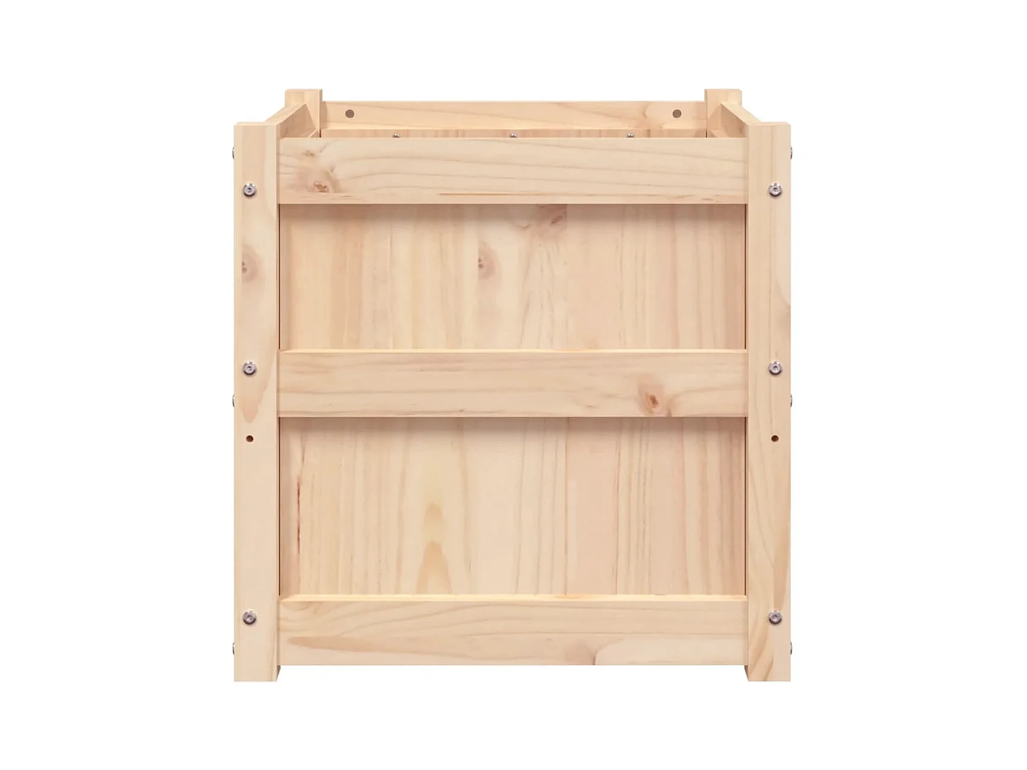 Jardinières 2 pcs bois de pin massif